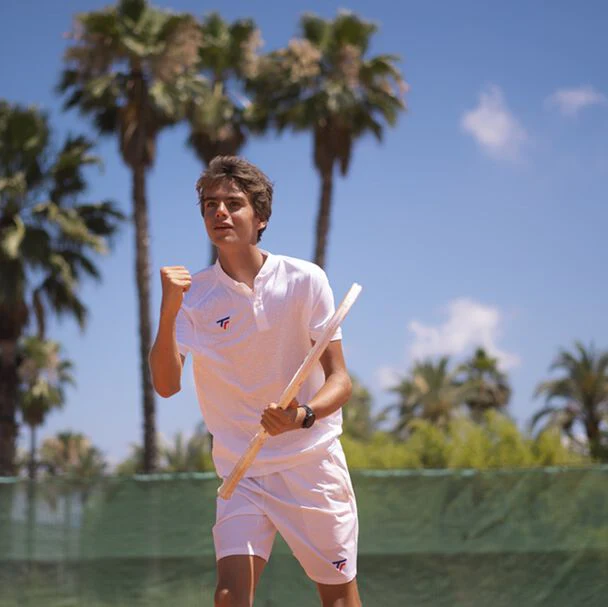 Polo TEAM MESH WHITE Homme - Image 4