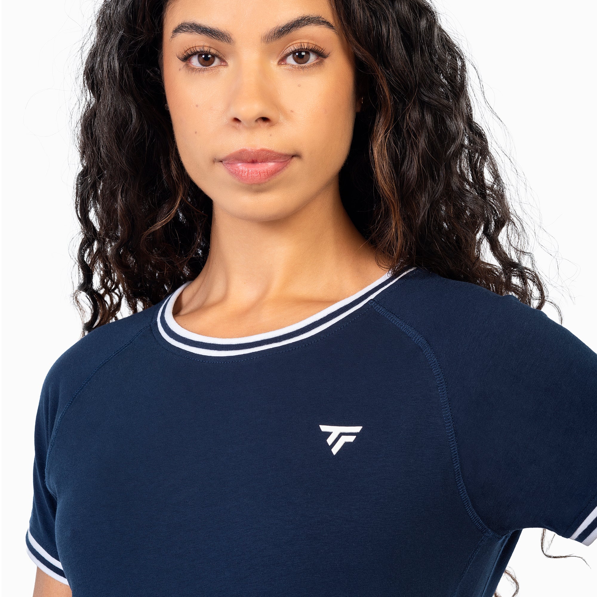 T-Shirt STRETCH TEE Marine Femme