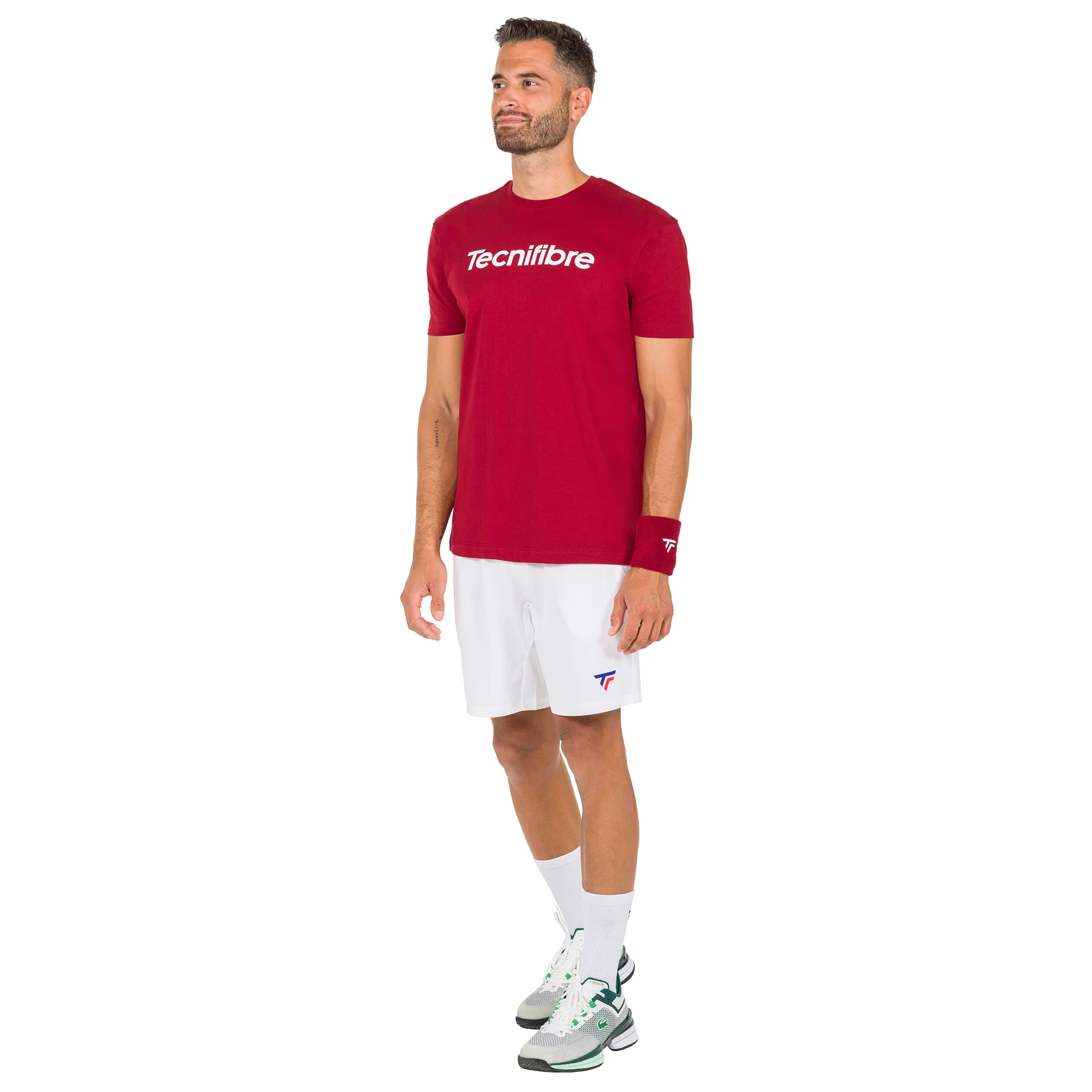 TEAM COTTON TEE CARDINAL HOMME